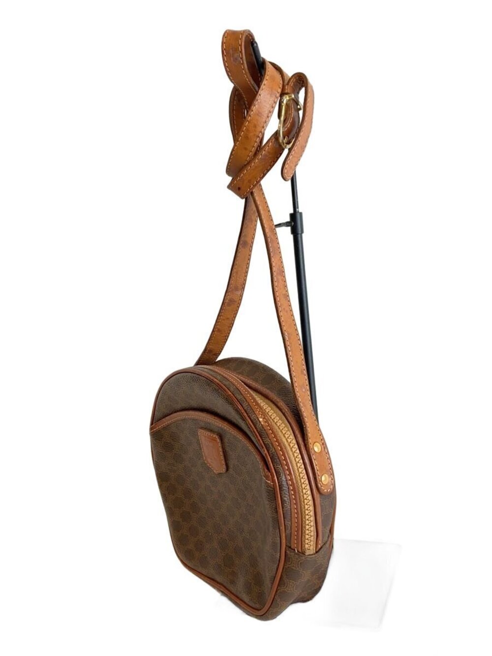 Celine Macadam Brown Bag Shoulder Brown
